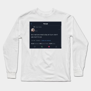 deepression meme am i ok ? Long Sleeve T-Shirt